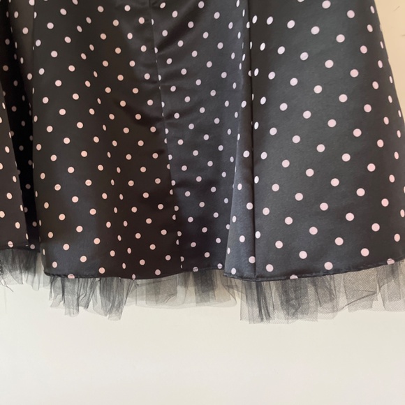 Black Dress with White Polka Dots - Picture 3 of 5